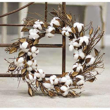 Cotton & Twig Wreath - The Fox Decor